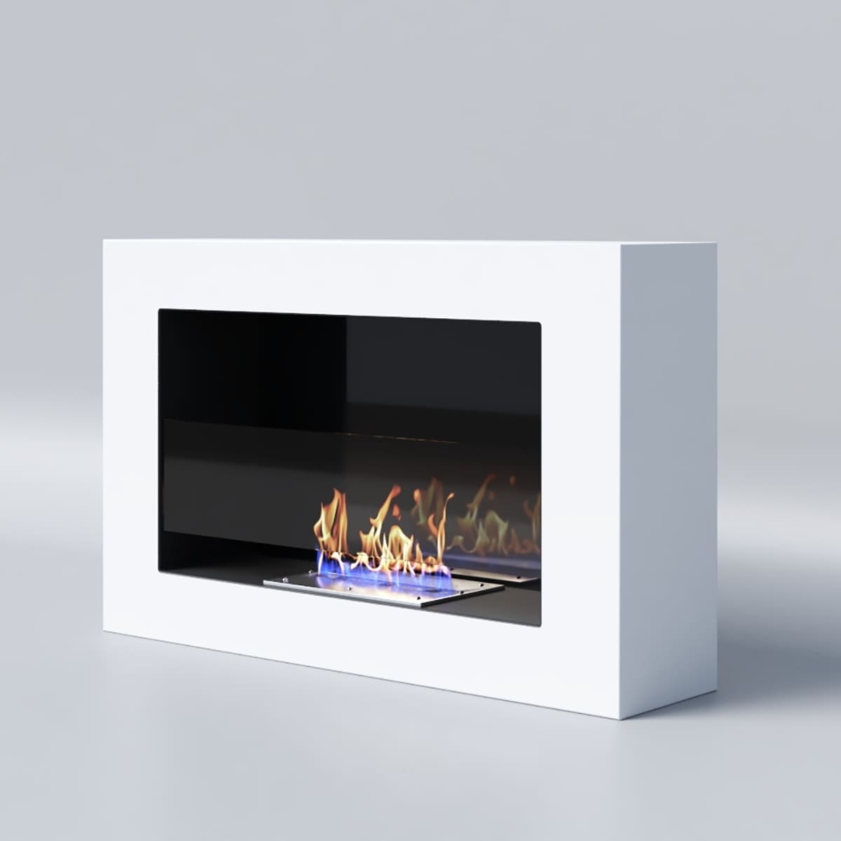 Биокамин "Русский огонь" Лайт Бланк 650N с декоративным стеклом (стемалитом) по цене 22 750 руб.