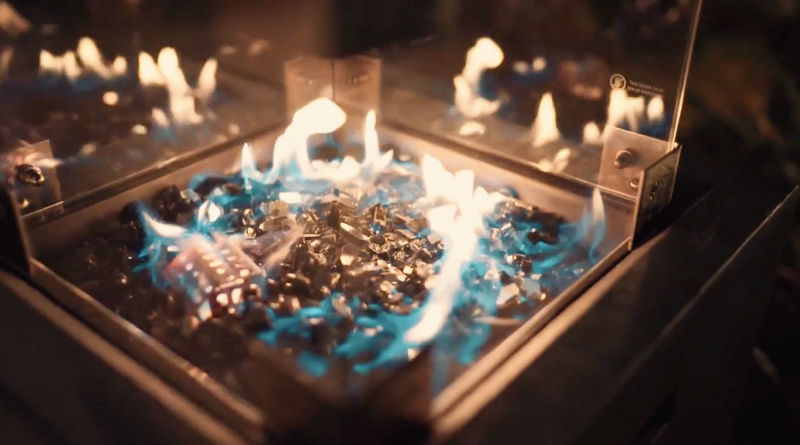 Декоративное стекло для горелки