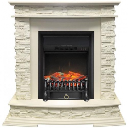 Luzern сланец белый (слоновая кость)+Fobos FX Black (Люцерн)