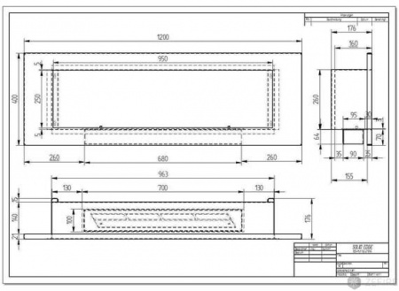 Биокамин ZeFire Elliot 1200 с белой рамкой Биокамин ZeFire Elliot 1200 с белой рамкой по цене 42 800 руб.