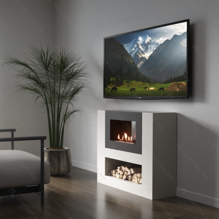 Тумба LUXFIRE с биокамином "Лукоморье" 900 (белая) Тумба LUXFIRE с биокамином "Лукоморье" 900 (белая) по цене 67 633 руб.