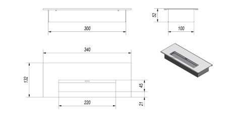 Биокамин QUAT стальной Биокамин QUAT стальной по цене