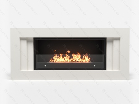 Биокамин Lux Fire с порталом Гринго 42, белый по цене 111 177 руб.