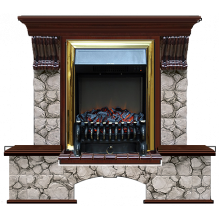 Бостон К Карелия (красное дерево)+Fobos Brass Бостон К Карелия (красное дерево)+Fobos Brass